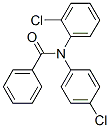 N-(o-Chlorophenyl)-N-(p-chlorophenyl)benzamide Struktur