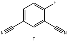 2,4-Difluoro-1,3-benzenedicarbonitrile Struktur