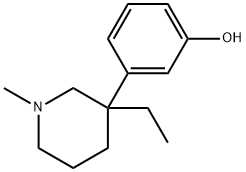 Phenol, 3-(3-ethyl-1-methyl-3-piperidinyl)- (9CI) Struktur