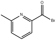 2-Pyridinecarbonyl bromide, 6-methyl- (9CI) Struktur