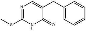 4(1H)-Pyrimidinone, 2-(methylthio)-5-(phenylmethyl)- Struktur