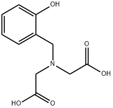 N-(carboxymethyl)-N-(2-hydroxyphenyl)sarcosine Struktur