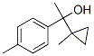 alpha-4-dimethyl-alpha-(1-methylcyclopropyl)benzyl alcohol Struktur