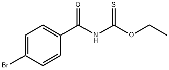 N-(4-Bromobenzoyl)thiocarbamic acid O-ethyl ester Struktur