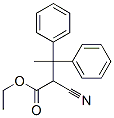 2-Cyano-3,3-diphenylbutyric acid ethyl ester Struktur