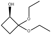 Cyclobutanol, 2,2-diethoxy-, (1R)- (9CI) Struktur