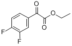 ETHYL 3,4-DIFLUOROBENZOYLFORMATE Struktur