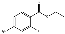 4-氨基-2-氟苯甲酸乙酯, 73792-06-0, 結(jié)構(gòu)式