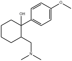 2-(Dimethylaminomethyl)-1-(p-methoxyphenyl)cyclohexanol Struktur