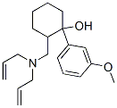 2-Diallylaminomethyl-1-(m-methoxyphenyl)cyclohexanol Struktur