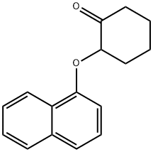 2-(1-Naphtyloxy)-1-cyclohexanone Struktur