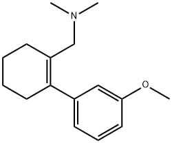 N,N-Dimethyl-2-(m-methoxyphenyl)-1-cyclohexene-1-methanamine Struktur