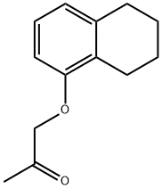 1-(5,6,7,8-Tetrahydronaphthalen-1-yloxy)-2-propanone Struktur