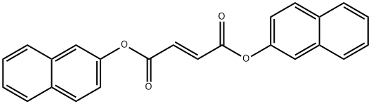 Fumaric acid di(2-naphtyl) ester Struktur