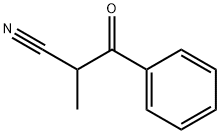 2-methyl-3-oxo-3-phenyl-propanenitrile Struktur