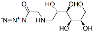 D-gluconyl-glycine azide Struktur