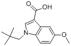 5-METHOXY-1-NEOPENTYL-1H-INDOLE-3-CARBOXYLIC ACID Struktur