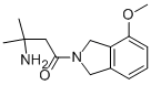 3-AMINO-1-(4-METHOXYISOINDOLIN-2-YL)-3-METHYLBUTAN-1-ONE Struktur