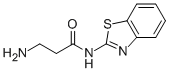 3-AMINO-N-(BENZO[D]THIAZOL-2-YL)PROPANAMIDE Struktur