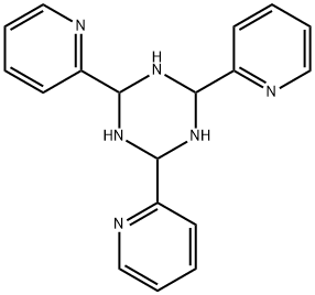 1,3,5-Triazine, hexahydro-2,4,6-tri-2-pyridinyl- Struktur