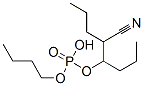 (1-Cyanobutyl)dibutyl=phosphate Struktur