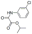 N-(3-Chlorophenyl)oxamidic acid isopropyl ester Struktur