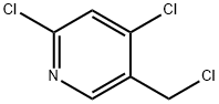 2,4-DICHLORO-5-(CHLOROMETHYL)-PYRIDINE Struktur