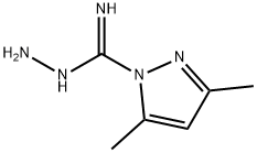 1H-Pyrazole-1-carboximidic  acid,  3,5-dimethyl-,  hydrazide Struktur