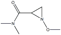 2-Aziridinecarboxamide,1-methoxy-N,N-dimethyl-,cis-(9CI) Struktur