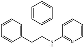 N-(2-Pyridyl)-1,2-diphenylethanamine Struktur