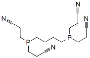 Tetramethylenebis[bis(2-cyanoethyl)phosphine] Struktur