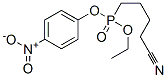 (4-Cyanobutyl)phosphonic acid ethyl 4-nitrophenyl ester Struktur