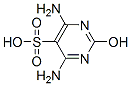 4,6-Diamino-2-hydroxy-5-pyrimidinesulfonic acid Struktur