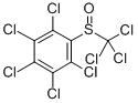 Sulfoxide, pentachlorophenyl trichloromethyl Struktur