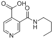 4(3)-Pyridinecarboxylic acid, 3(4)-butylcarbamoyl- Struktur