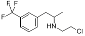 N-(2-Chloroethyl)-alpha-methyl-m-trifluoromethylphenethylamine Struktur