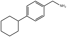 BENZENEMETHANAMINE, 4-CYCLOHEXYL- Struktur