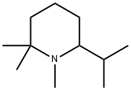 Piperidine, 1,2,2-trimethyl-6-(1-methylethyl)- (9CI) Struktur