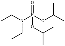 N,N-Diethylamidophosphoric acid diisopropyl ester Struktur