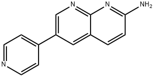 6-(PYRIDIN-4-YL)-1,8-NAPHTHYRIDIN-2-AMINE Struktur