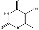 2,4(1H,3H)-Pyrimidinedione, 5-hydroxy-6-methyl- (9CI) Struktur