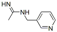 Ethanimidamide, N-(3-pyridinylmethyl)- (9CI) Struktur