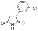 2,5-Pyrrolidinedione, 3-(3-chlorophenyl)- (9CI) Struktur