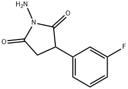 Succinimide, N-amino-2-(m-fluorophenyl)- Struktur