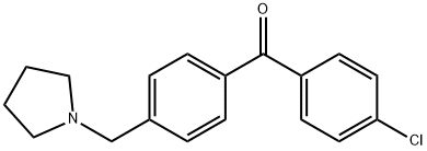 4-CHLORO-4'-PYRROLIDINOMETHYL BENZOPHENONE price.