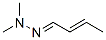 1-(2,2-Dimethylhydrazono)-2-butene Struktur