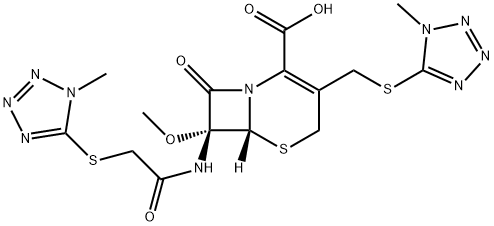 S-Decyanomethyl-S-(1-methyl-1H-tetrazol-5-yl) Cefmetazole Struktur