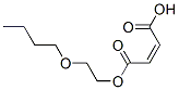 Maleic acid hydrogen 1-(2-butoxyethyl) ester Struktur