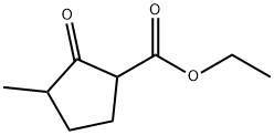 Cyclopentanecarboxylic acid, 3-methyl-2-oxo-, ethyl ester Struktur