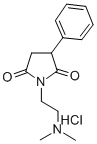 2,5-Pyrrolidinedione, 1-(2-(dimethylamino)ethyl)-3-phenyl-, monohydroc hloride (9CI) Struktur